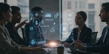 AI-driven automation optimizing US business operations for cost savings