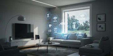 Smart Home Connectivity: Beyond the Hub Standards for 2025 Futuristic smart home with unified connectivity standards