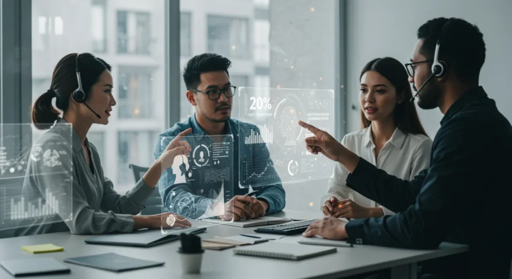 AI Customer Service Tools: 20% Cost Reduction for US Companies