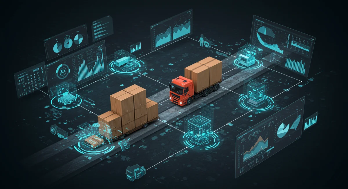 AI optimizing supply chain and logistics for enhanced operational efficiency