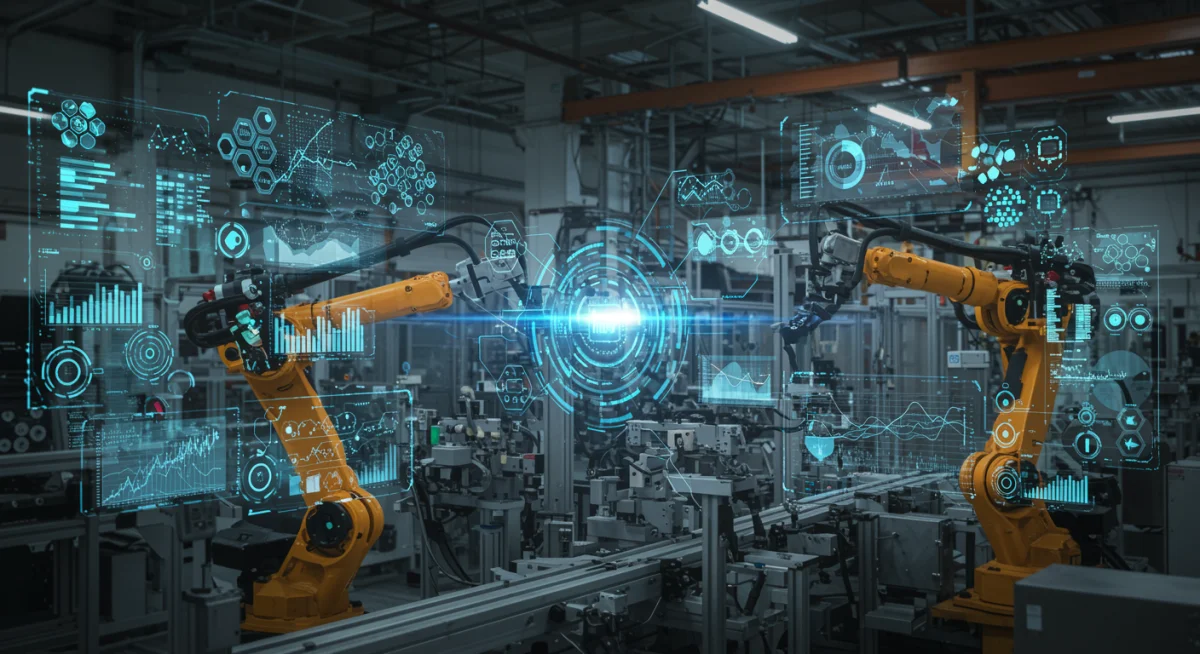 AI in US Manufacturing: 15% Faster Product Development by 2026