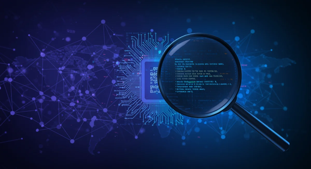 AI detecting anomalies in a complex cybersecurity network